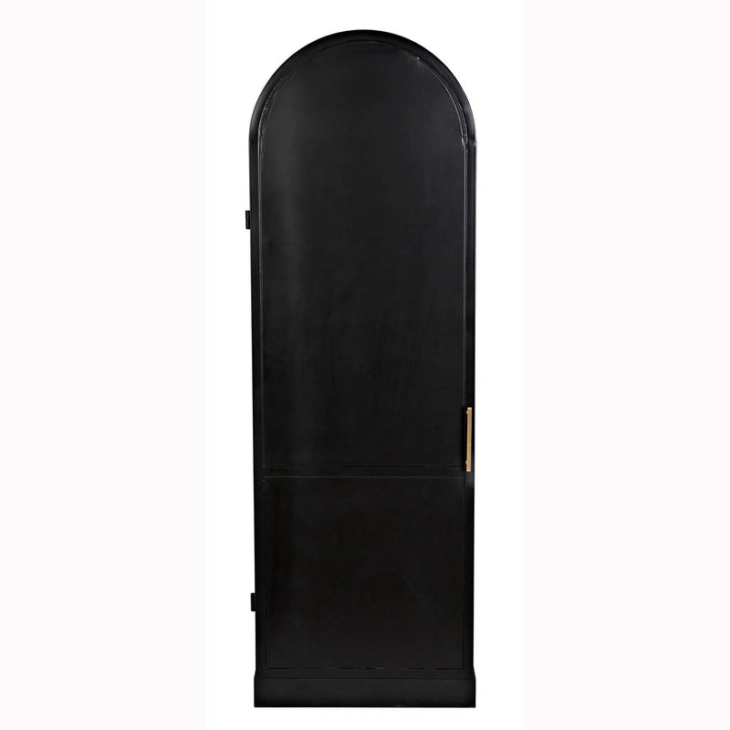 Tyrol Hutch Armoire, Right Bookcases LOOMLAN By Noir