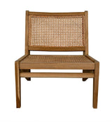 Udine Chair With Caning, Teak Club Chairs LOOMLAN By Noir