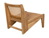 Udine Chair With Caning, Teak Club Chairs LOOMLAN By Noir