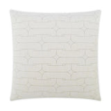 Unchained Ivory Throw Pillow With Insert Throw Pillows LOOMLAN By D.V. Kap