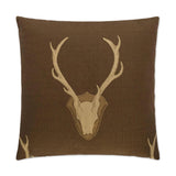 Uncle Buck Brown Throw Pillow With Insert Throw Pillows LOOMLAN By D.V. Kap