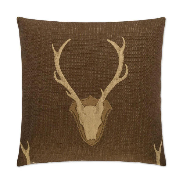 Uncle Buck Brown Throw Pillow With Insert Throw Pillows LOOMLAN By D.V. Kap