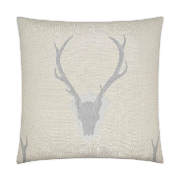 Uncle Buck Ivory Throw Pillow With Insert Throw Pillows LOOMLAN By D.V. Kap