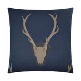 Uncle Buck Navy Large Throw Pillow With Insert Throw Pillows LOOMLAN By D.V. Kap