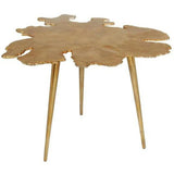 Unique Gold Side Table Gold Art Deco Side Tables LOOMLAN By Moe's Home