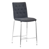 Uppsala Counter Chair (Set of 2) Graphite Counter Stools LOOMLAN By Zuo Modern