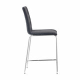 Uppsala Counter Chair (Set of 2) Graphite Counter Stools LOOMLAN By Zuo Modern