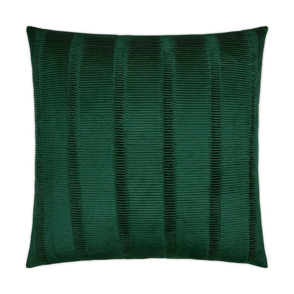Upstate Emerald Solid Textured Green Large Throw Pillow With Insert Throw Pillows LOOMLAN By D.V. Kap