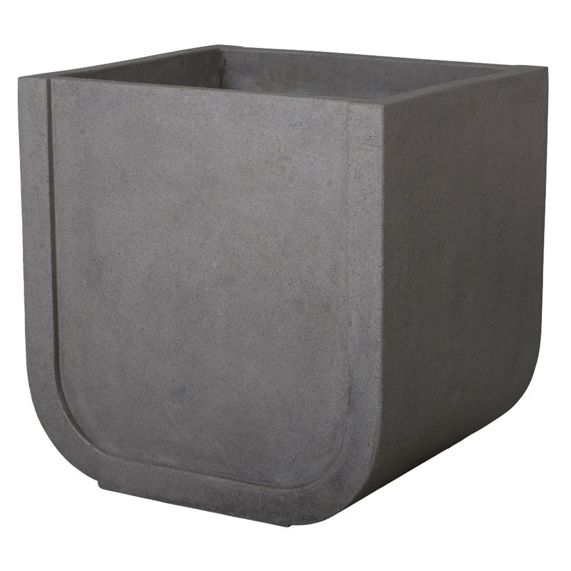 Uri Square Terrazzo Planter Outdoor Planters LOOMLAN By Emissary