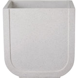 Uri Square Terrazzo Planter Outdoor Planters LOOMLAN By Emissary