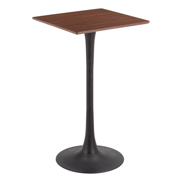 Valleta Bar Table Brown Bar Tables LOOMLAN By Zuo Modern