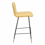 Var Counter Chair Yellow Counter Stools LOOMLAN By Zuo Modern