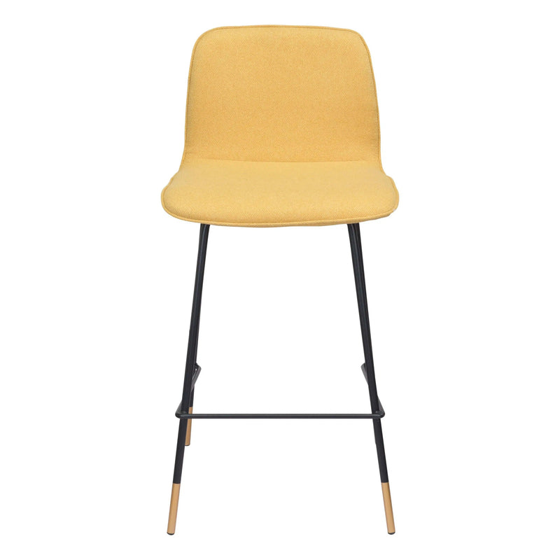 Var Counter Chair Yellow Counter Stools LOOMLAN By Zuo Modern