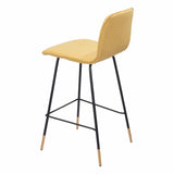 Var Counter Chair Yellow Counter Stools LOOMLAN By Zuo Modern