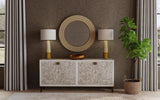 Vargas Cement Gold Table Lamp Table Lamps LOOMLAN By Bassett Mirror