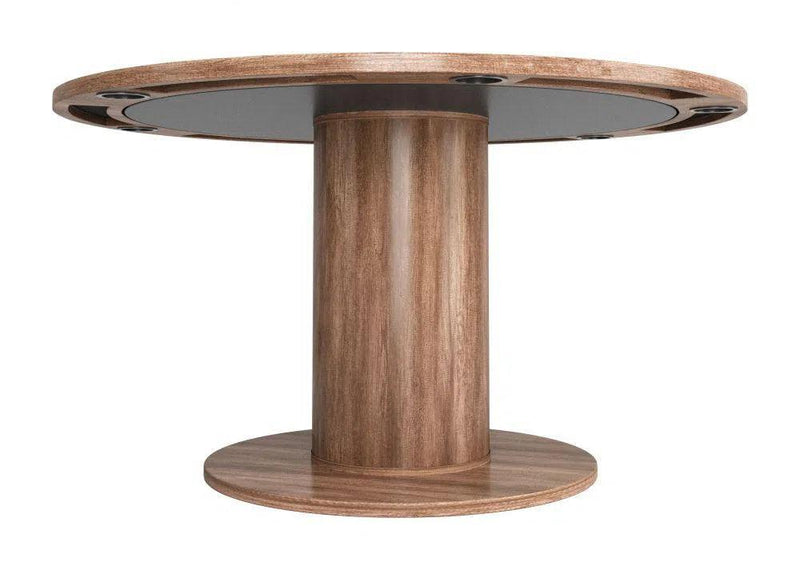 Vault 2 in 1 Wood Brown Round Table Dining Tables LOOMLAN By Zuo Modern