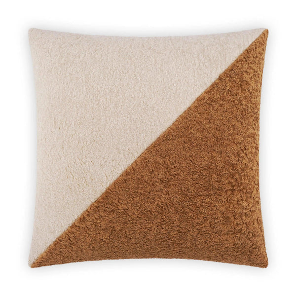 Velu II Brown Throw Pillow With Insert Throw Pillows LOOMLAN By D.V. Kap