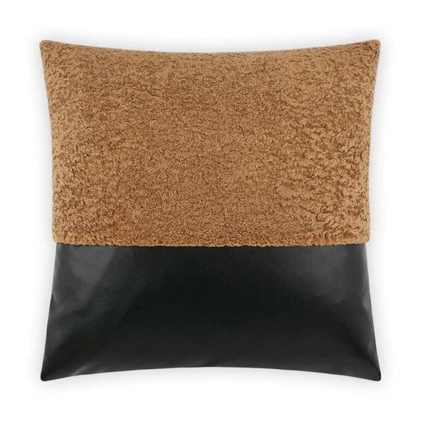 Velu Renegade Russet Brown Throw Pillow With Insert Throw Pillows LOOMLAN By D.V. Kap