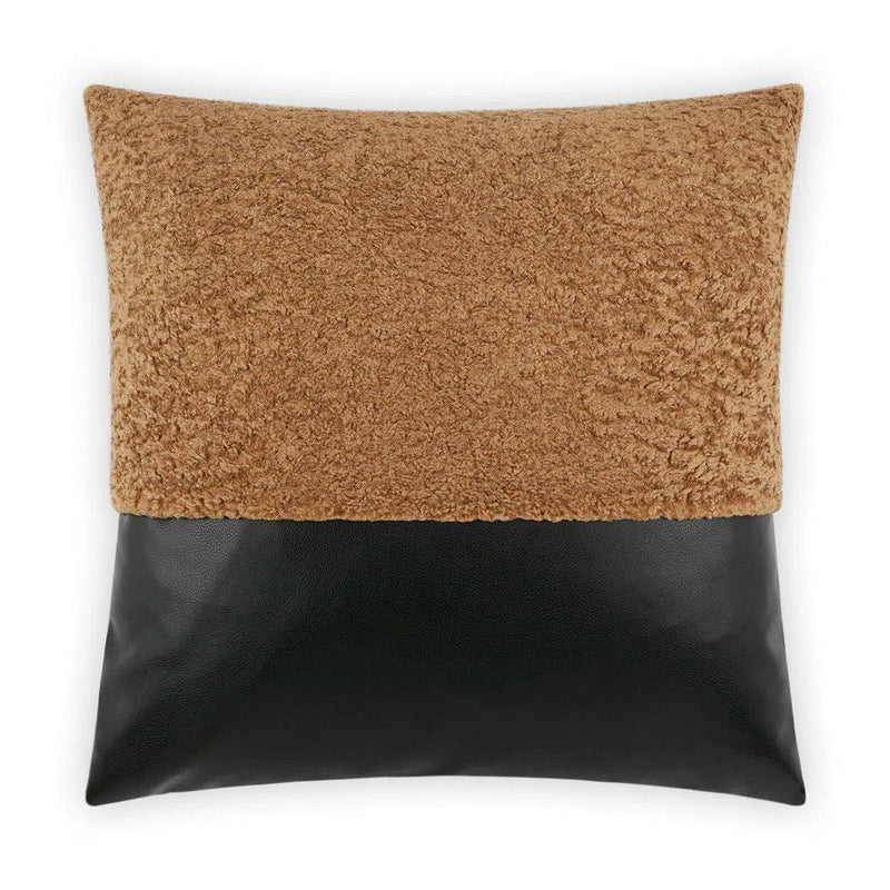 Velu Renegade Russet Brown Throw Pillow With Insert Throw Pillows LOOMLAN By D.V. Kap