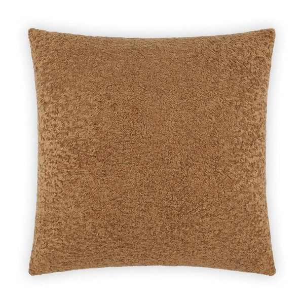 Velu Russet Brown Throw Pillow With Insert Throw Pillows LOOMLAN By D.V. Kap