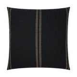 Vendella Black Throw Pillow With Insert Throw Pillows LOOMLAN By D.V. Kap