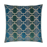 Vendura Blue Blue Throw Pillow With Insert Throw Pillows LOOMLAN By D.V. Kap