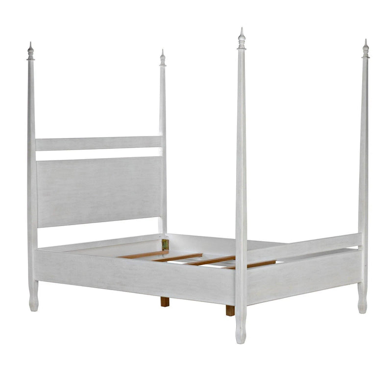 Venice Wood Queen Bed Beds LOOMLAN By Noir