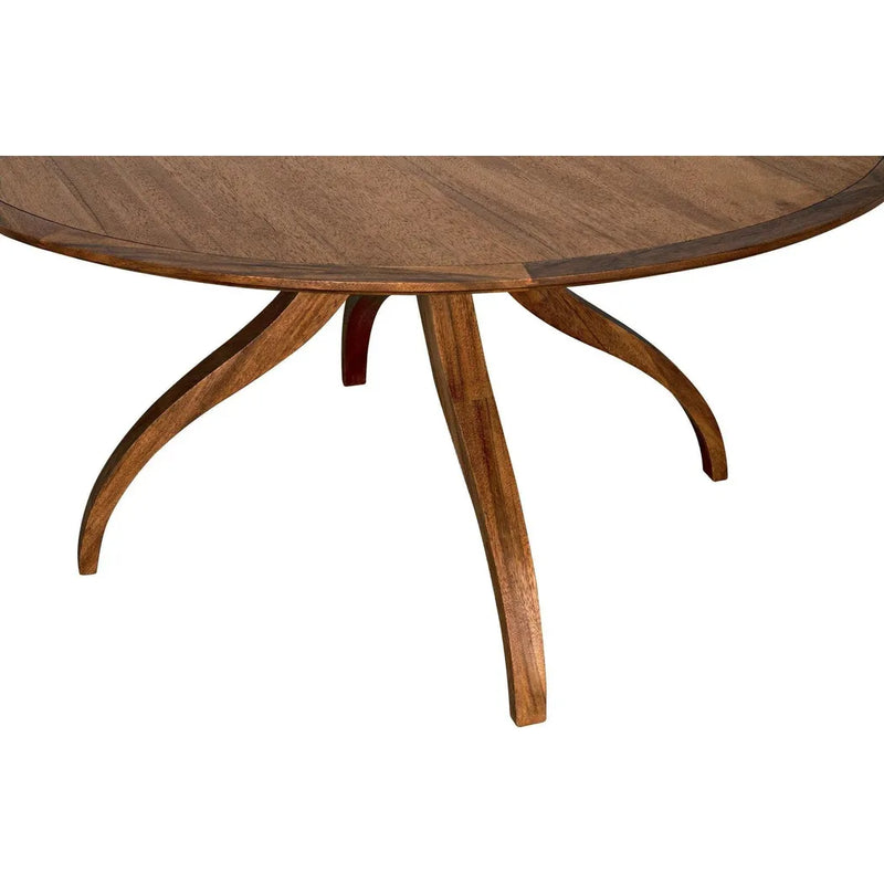 Vera Wood Round Dining Table Dining Tables LOOMLAN By Noir