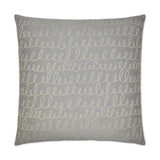 Verbomania Grey Throw Pillow With Insert Throw Pillows LOOMLAN By D.V. Kap