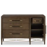 Verona Chanterelle Three-Drawer Chest Chests LOOMLAN By Currey & Co