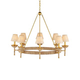 Vichy Chandelier Chandeliers LOOMLAN By Currey & Co