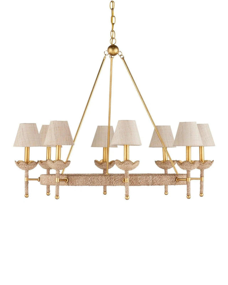 Vichy Chandelier Chandeliers LOOMLAN By Currey & Co