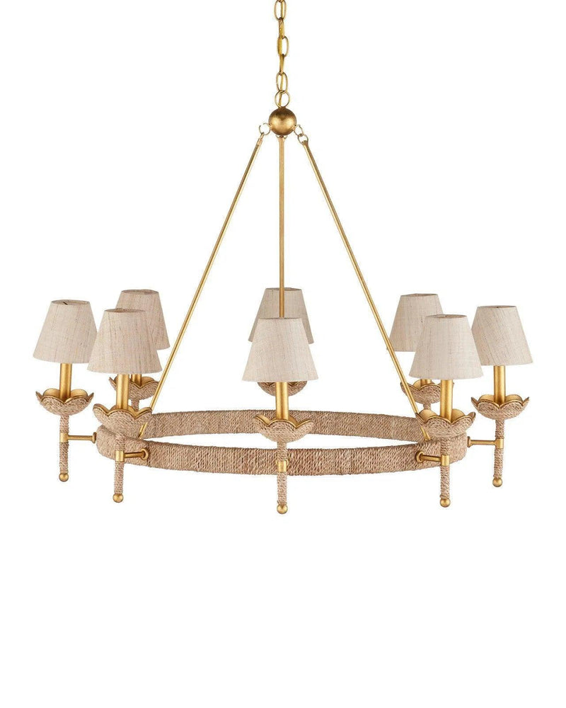 Vichy Chandelier Chandeliers LOOMLAN By Currey & Co