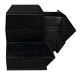 Vico Wood Black Dresser Dressers LOOMLAN By Noir