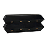 Vico Wood Black Dresser Dressers LOOMLAN By Noir