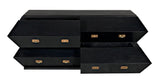 Vico Wood Black Dresser Dressers LOOMLAN By Noir