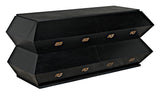 Vico Wood Black Dresser Dressers LOOMLAN By Noir