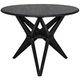 Victor Wood Round Dining Table Dining Tables LOOMLAN By Noir