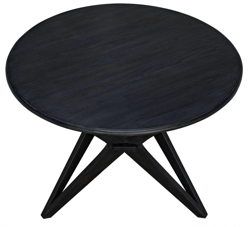 Victor Wood Round Dining Table Dining Tables LOOMLAN By Noir