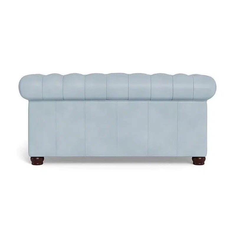 Victoria Leather Chesterfield Loveseat Sofas & Loveseats LOOMLAN By Uptown Sebastian