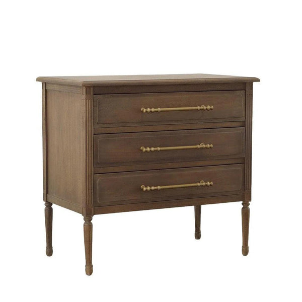 Vienna Wood Brown Chest Chests LOOMLAN By Furniture Classics