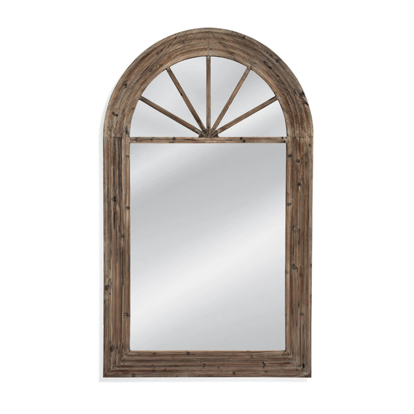 View MDF Brown Vertical Floor Mirror Floor Mirrors LOOMLAN By Bassett Mirror