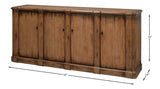 Villefranche Sideboard Brown Sideboards LOOMLAN By Sarreid