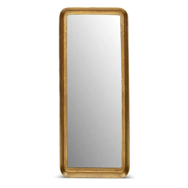 Vinod Reclaimed Aluminum Wall Mirror Wall Mirrors LOOMLAN By Urbia