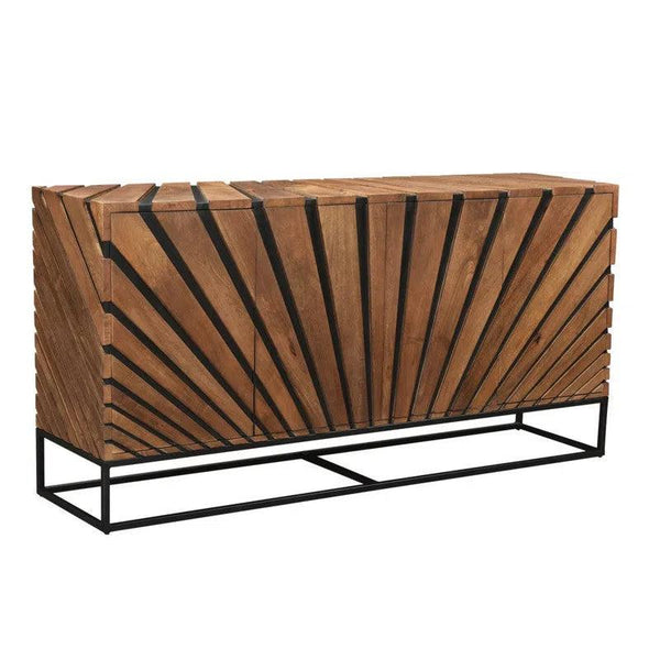 Virtual Modern Sideboard for Dining Room On Iron Frame Sideboards LOOMLAN By LH Imports