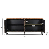 Virtual Modern Sideboard for Dining Room On Iron Frame Sideboards LOOMLAN By LH Imports