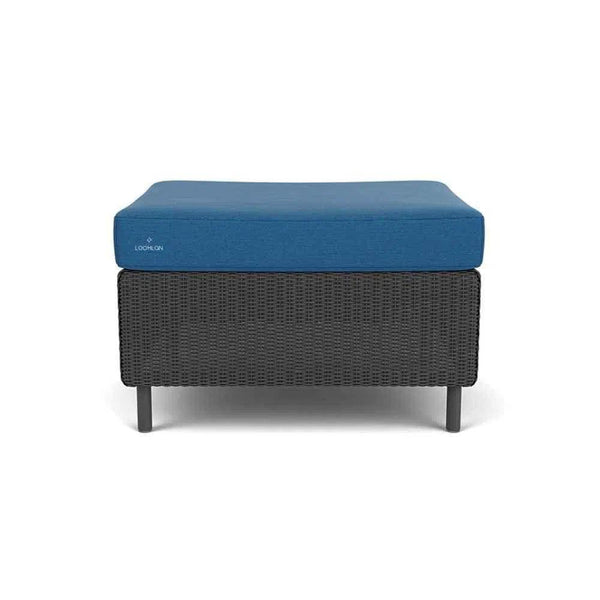 Visions Ottoman Premium Wicker Furniture Lloyd Flanders Outdoor Ottomans LOOMLAN By Lloyd Flanders