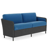 Visions Sofa Premium Wicker Furniture Lloyd Flanders Outdoor Sofas & Loveseats LOOMLAN By Lloyd Flanders