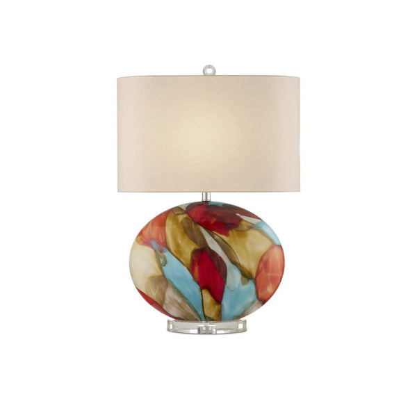 Vivid Glass Multicolor Table Lamp Table Lamps LOOMLAN By Currey & Co