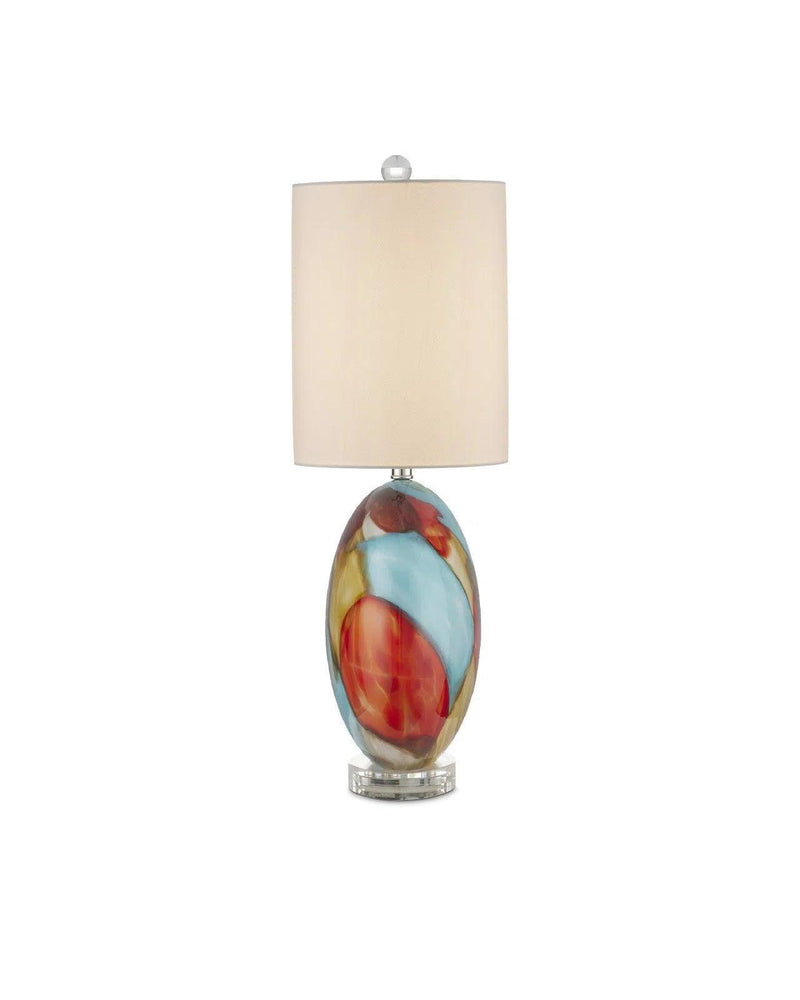 Vivid Glass Multicolor Table Lamp Table Lamps LOOMLAN By Currey & Co